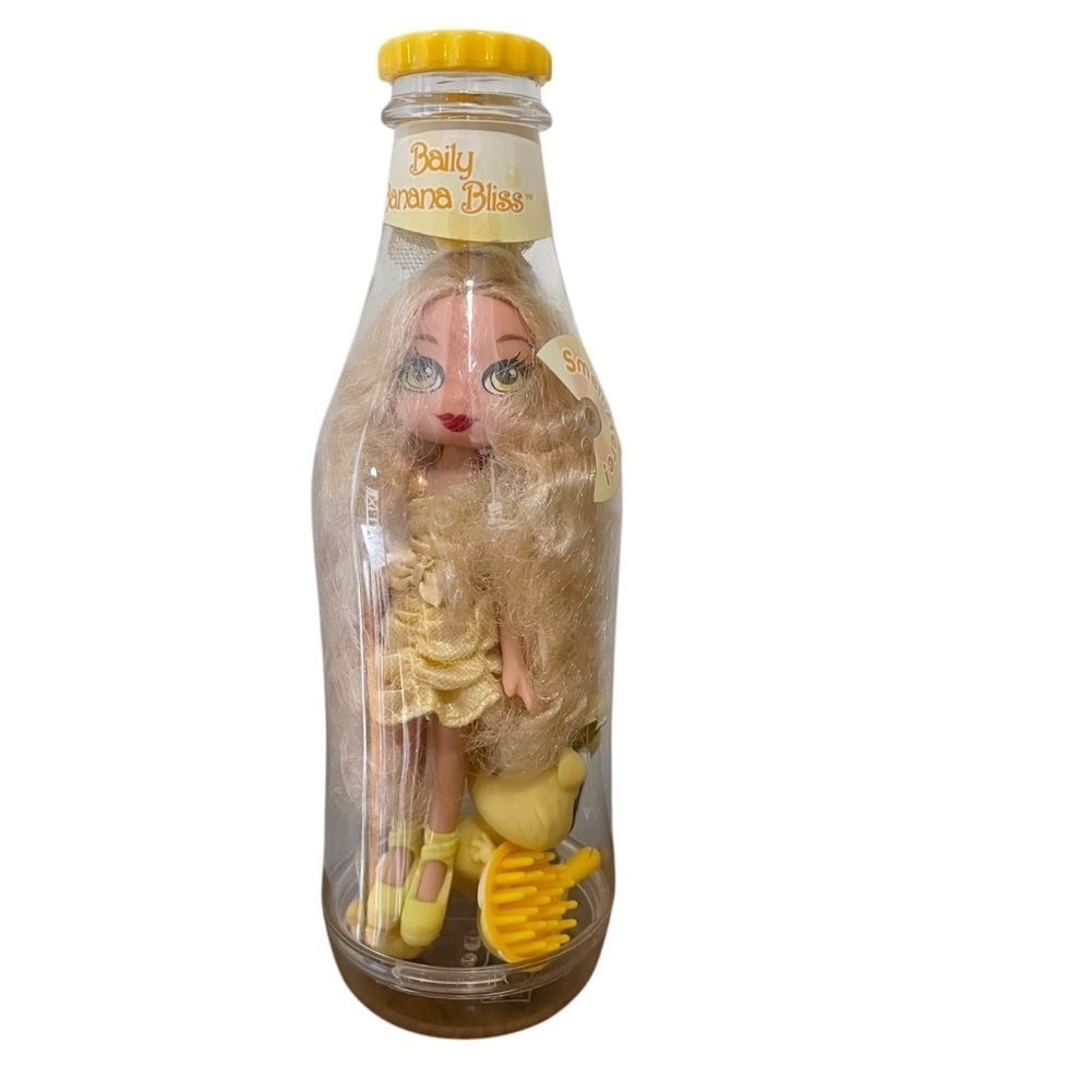 Yummi Land Soda Pop Doll Pet Baily Banana Bliss Penny Pineapple Yellow 2 Pc Set
